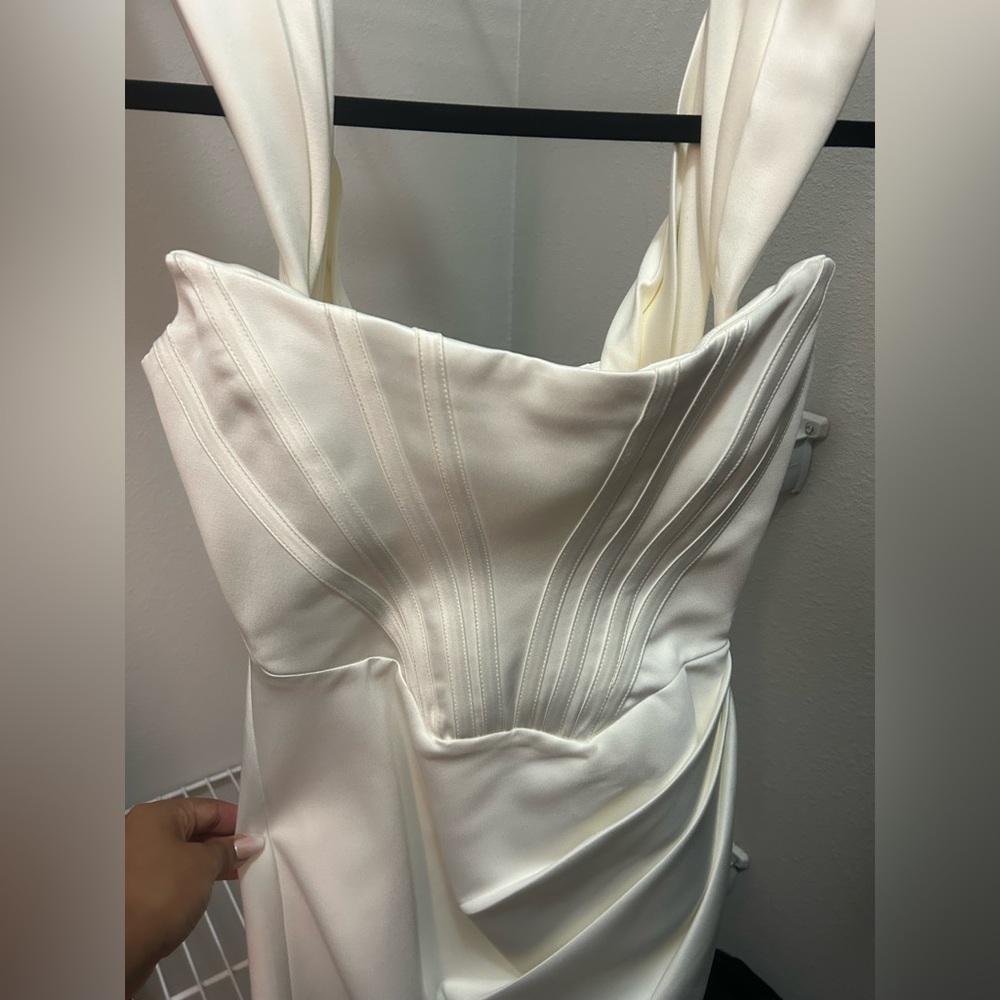 Off the shoulder elegant corset dress